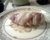 A picture of step 14 of Bacon Wrapped, Broccoli & Artichoke Stuffed Steak, Homemade Bread Pockets w Savory Mushroom Tomato Paste Gravy.