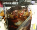 A picture of step 2 of Chicken Posole.