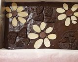 Foto langkah ke 7 dari resep Brownies Panggang Kopi Shiny Crust /fudgy brownies shiny crust.