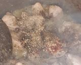 A picture of step 3 of Green chicken Kardahi.