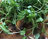 A picture of step 5 of Mi-shrooms (Miso mushrooms) - vegan.
