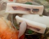 Hình bước làm 5 của món Lẩu Thái tôm càng xanh mực mai