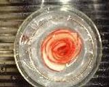 A picture of step 4 of Wine Jelly Cups with Floating Flowers.