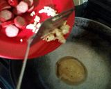 A picture of step 3 of Jeff and Nessie's Caramelized Hotdog Slices.