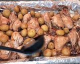Foto del paso 13 de la receta: Pollo a la sangría o al refresco de uva 🌺