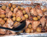Foto del paso 13 de la receta: Pollo a la sangría o al refresco de uva 🌺