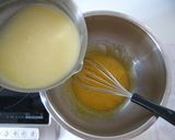 A picture of step 2 of Use Sliced Cheese! Souffle Cheesecake.