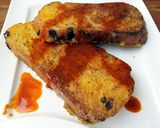 A picture of step 5 of Cheese And Herbs French Toast.