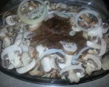 A picture of step 1 of Peppercorn,Mushroom and onion Chuck roast.