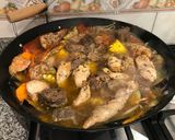 Foto del paso 4 de la receta: Estofado de pollo y carne bien completo muy fácil!