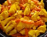 عکس مرحله 2 از دستور ترشی گل کلم زردچوبه ای