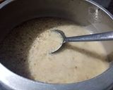 A picture of step 2 of Dalia kheer (broken wheat kheer).