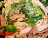 รูปขั้นตอนการทำที่ 3 ของ แกงเห็ดหน่อไม้ผักรวม🥗style by barbie👩🏼‍🍳