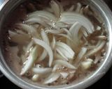 A picture of step 5 of Marinated Beef and Onions.