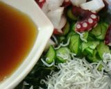 A picture of step 4 of Octopus, Cucumber and Wakame Seaweed Vinegar Marinade.
