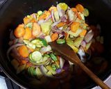 Foto del paso 2 de la receta: Crema de verduras con pollo