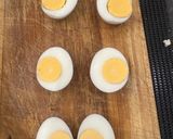 A picture of step 2 of Spicy Deviled Eggs - A Classic that still makes me Smile and the Kids love them !!!! - ENJOY :P.