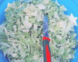 A picture of step 1 of Cabbage peas stir fry / Patta Gobhi ki Sabzi.