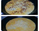 A picture of step 3 of Parmesan Scrambled Egg Baquette.