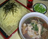 A picture of step 5 of Cold Ramen Noodles with Pork Dipping Sauce.