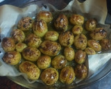 Foto del paso 5 de la receta: Sama con verduras y papas embarradas al horno