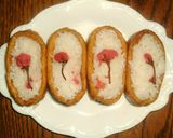 A picture of step 2 of Easy Sakura Inari Sushi for Bento.