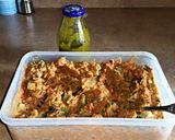 A picture of step 4 of Mike's Green Chile Chimichangas.