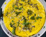 A picture of step 14 of Dhokla.