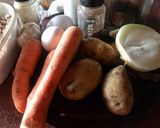 Foto del paso 1 de la receta: Hamburguesas de carne de res y verduras para horno