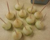 A picture of step 6 of Caramel Apple Bites.
