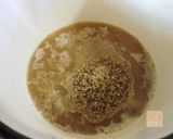 A picture of step 4 of Don't Let Them Roll Away! Rolly Taro in Sesame and Miso Sauce.