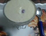 A picture of step 1 of Banana cake milkshake.