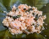 Foto langkah ke 10 dari resep 050. Botok Tahu Udang Kemangi.