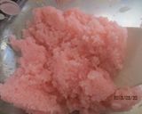 A picture of step 5 of Sakura-mochi with Chunky Sweetened Adzuki Bean Paste.
