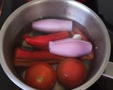 A picture of step 2 of Chilli Eggs.