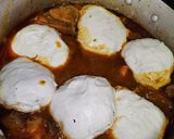 A picture of step 9 of Beef vegitable stew with dombolo.