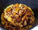 عکس مرحله 6 از دستور ته چین مرغ و بادمجون