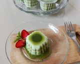Foto langkah ke 6 dari resep Puding Matcha Latte.
