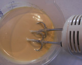 A picture of step 1 of Sponge Cake Made with Pancake Mix.