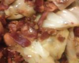 A picture of step 4 of Fried Cabbage with BACON.