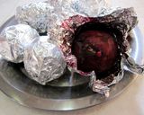 A picture of step 1 of Beetroot & Dark Chocolate Cupcakes.