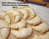 Une image de l'étape 6 de Les croissants farcis très moelleux.