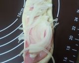 A picture of step 4 of Savory Ham and Onion Rolls.