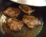 A picture of step 4 of Hatsudai-style Beef Rump Steak with Shiso.