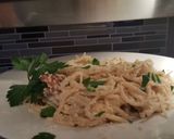 A picture of step 6 of Spaghetti carbonara (5 ingredient ).
