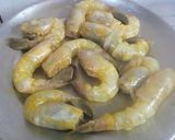 A picture of step 1 of Prawn in coconut milk..