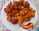 A picture of step 3 of Cauliflower Fritters.