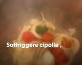 Foto del passaggio 1 della ricetta Busiate con tenerumi, zucca e fiori