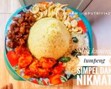 Foto langkah ke 4 dari resep Tumpeng Nasi kuning sederhana.