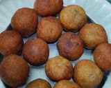 A picture of step 3 of Raw banana kofte in chinese gravy.